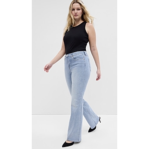 GapFactory 40% Off Flannel & Jeans + Extra 45% Off Clearance Items: Men's Distressed Slim Taper GapFlex Jeans $13.74, Women's Mid Rise Bootcut Jeans $16.49 & More + FS on $50+