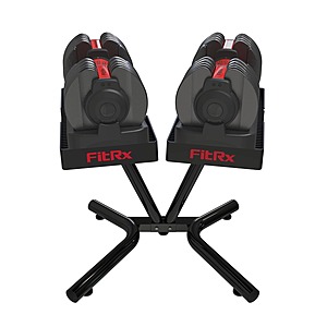 FitRx SmartRack Weight Rack Stand w/ 2-Count 5-52.5-lbs Adjustable Dumbbell Set $249 + Free Shipping