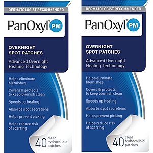 40-Count PanOxyl PM Overnight Spot Patches 2 for $11.95 ($5.97 Each) w/ S&S + Free Shipping w/ Prime or $25+