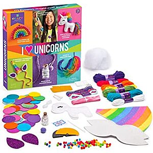 188-Pc Kids' Craft-tastic 'I Love Unicorns' Craft Kit w/ 6 Unicorn Themed Projects $8.30 + Free Shipping w/ Prime or $25+