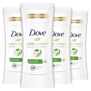 4-Count 2.6-Oz Dove Women's Deodorant (Cool Essentials) $11.17 w/ S&S + Free Shipping w/ Prime or on orders over $35