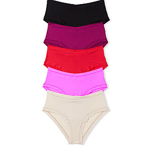 5-Pack Victoria's Secret Pink Panties: Everyday Stretch Hipster, No-Show Thong $12.75 & More + Free S/H on $50+