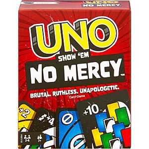 Mattel UNO Show ‘em No Mercy Card Game $10 + Free Shipping w/ Prime or on $35+