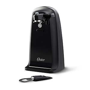 Oster Electric Can Opener w/ Power Pierce Cutting Blade & Bottle Opener (Black) $10 + Free S&H w/ Walmart+ or $35+