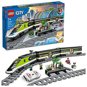 764-Pieces LEGO City Express Passenger Remote-Controlled Train Set w/ Working Head Lights (60337) $152 + Free Shipping
