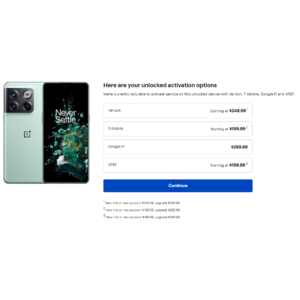 Deal of the day @ BESTBUY | TMobile or ATT postpaid | Oneplus 10T Unlocked - $199 | New Line Activation Require | $249 if you upgrade