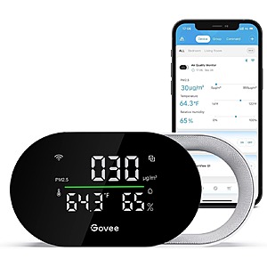 Govee Smart Air Quality Monitor $33 + Free Shipping w/ Prime or $35+ orders