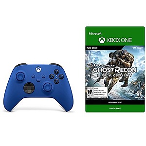 Microsoft Xbox Wireless Controller (White or Black) + Watch Dogs Legion DE Code $48 & More + Free S/H