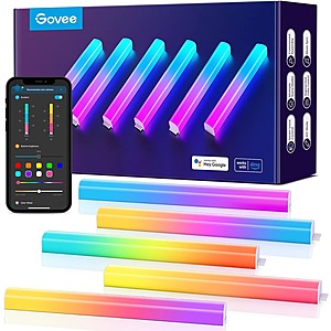 6-Piece Govee Glide RGBIC Smart LED Wall Lights $35 + Free Shipping
