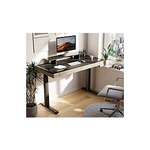 Eureka Ergonomic Stand Up Desk Double Drawers and Hutch $599.00 (non-sale $1,200)