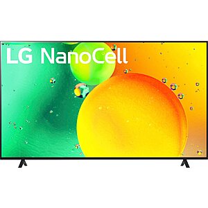 LG 70" NanoCell NANO75 LED 4K UHD Smart TV 2022 $649.99