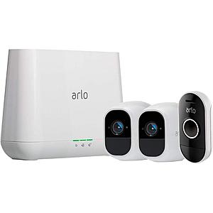 Pro 2 1080p Smart Home Security Surveillance System with 2 Wireless Cameras and Audio Doorbell $239