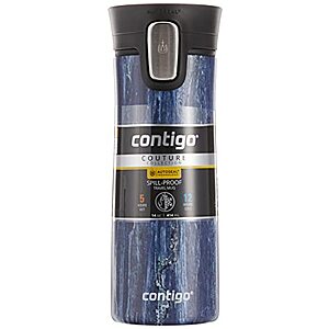 Contigo Coffee Couture Autoseal Vacuum-Insulated Travel Mug, 14oz, Blue Slate $10.19 + Free Shipping w/ Prime or on $25+