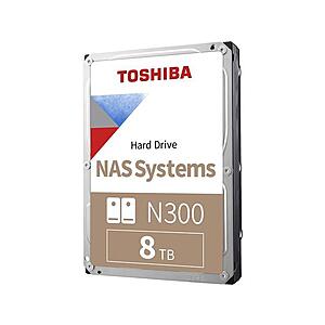 TOSHIBA N300 8TB 7200 RPM 256MB 3.5" NAS Hard Drive $159.99 at Newegg