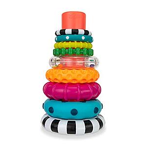9-Piece Sassy Stacks of Circles Stacking Ring STEM Learning Toy $6.75