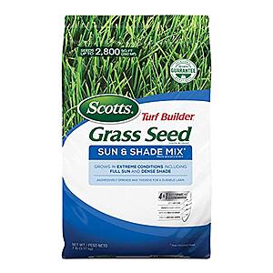 7-Pound Bag Scotts Turf Builder Grass Seed Sun & Shade Mix $24.80 w/ S&S + Free Shipping w/ Prime or on $25+