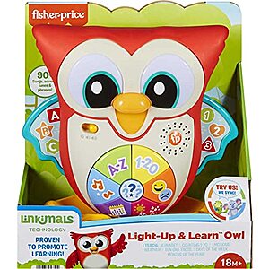 Fisher-Price Linkimals Interactive Learning Toy Owl w/ Lights & Music $15 + Free Shipping w/ Prime or on $25+