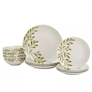 12-Piece The Big One Dinnerware Set (4 designs) $21.24 + Free Store Pick Up at Kohl's or Free S/H on $25+