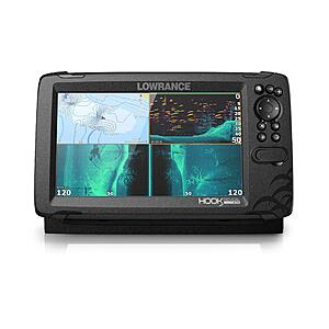 9" Lowrance Hook Reveal Fish Finder w/ Pre-Loaded C-MAP Options $452 + Free Shipping