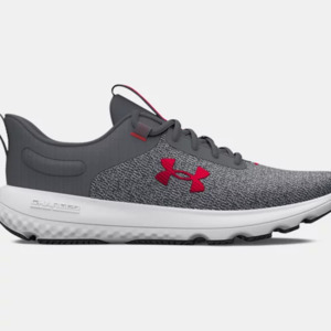 Under Armour Men's UA Charged Revitalize Running Shoes (Gray / Red) $33 + Free Shipping