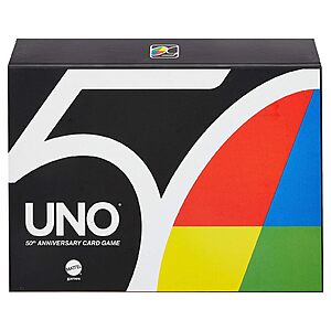 Mattel Games UNO Premium 50th Anniversary Edition $8.85