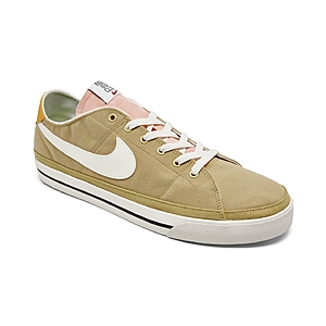 Nike Men's Court Legacy Canvas Next Nature Casual Shoes (Wheatgrass/Sail) $35 + Free Shipping
