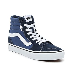 Vans Men's Shoes: Filmore High-Top Shoes (Navy) $35, Ward Sneakers (Red) $35 + Free Shipping