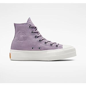 Converse Women's Chuck Taylor All Star Lift Platform Canvas Shoes (Lucid Lilac) $27 + Free Shipping