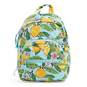 Vera Bradley Cotton Essential Compact Backpack (Lemon Grove) $18.75 + Free Shipping