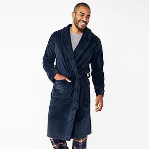 Sonoma Goods For Life Men's Plush Robe (Various) $20 + Free Store Pickup at Kohl's or Free Shipping on $49+