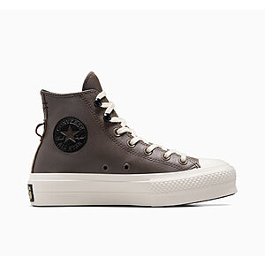 Converse Women's Chuck Taylor All Star Lift Platform Fleece-Lined Leather Shoes (Engine Smoke) $37.48 + Free Shipping