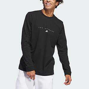 adidas Men's Graphic Long Sleeve T-Shirt (LA or NY) $9 + Free Shipping