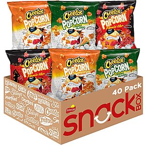 40-Pack 0.63-Ounce Cheetos Popcorn Variety Pack $12.63 w/ S&S + Free Shipping w/ Prime or on $35+