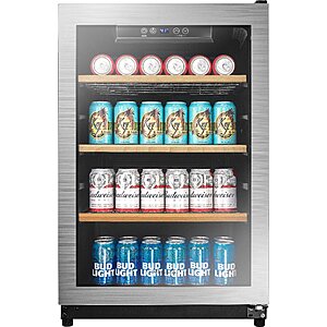 4.6-Cu. Ft. 130-Can Insignia Beverage Cooler (Silver, NS-BC130GP1) $150 + Free Shipping