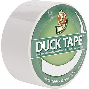 1.88" x 20yd Duck Brand Duct Tape (White) $2 + Free Store Pickup