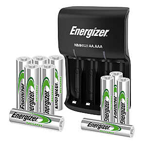 Costco Stores: Energizer Recharge Plus NiMH Battery & Charger Combo w/ Case $10 (Valid In-Store Only)