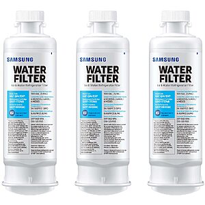 Samsung Genuine Filters for Refrigerator Water and Ice, HAF-QIN-3P, 3 Pack, $71.49 with S&S for Amazon Prime members
