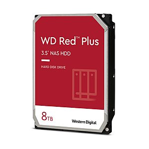 Western Digital 8TB WD Red Plus CMR WD80EFZZ 129.99 @Amazon, shipped and sold by Amazon $129.99