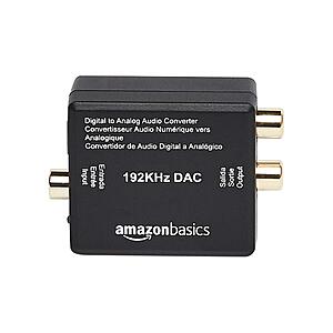 Amazon Basics 192KHz DAC $3.90 FS w/Prime $3.90