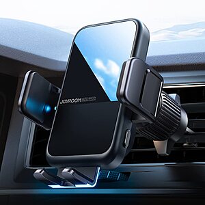 JOYROOM Wireless Car Charger Mount, Car Phone Holder Mount Wireless Charging for iPhone 14/13/12/11/X/8 Series [AUTO MOVING COIL] Wireless Charger $35.99 - $14.39