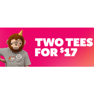 Woot!: 2 Tees for $17 + FS w/ Prime