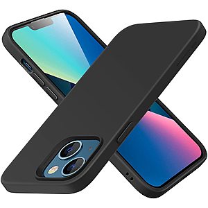 ESR iPhone 13 Cases & Protectors: Cloud Soft Silicone Case for iPhone 13 (Black) $5.60