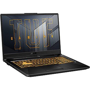 Back in stock ASUS TUF Gaming Laptop: RTX 3050, i5-11260H, 17.3" 144Hz, 8GB RAM, 512GB SSD $680