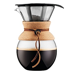 34-Oz Bodum 8-Cup Pour Over Double Wall Cork Grip Coffee Maker $19.85