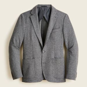 J. Crew Men's Slim-Fit Wool-Cotton Blazer $34, Nordic PrimaLoft Shirt-Jacket $42.50, Corduroy Pants $12.75, Boys' Sherpa-Lined Scuff Slippers $5.50 + FS
