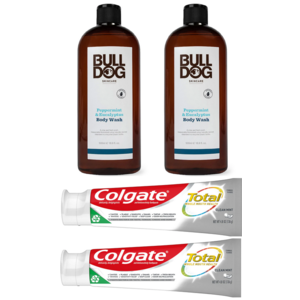 2x Bulldog Products (Body wash, Bar soap, Face wash or Shave gel) and 2x Colgate Products for $6 + $4 walgreens cash back $5.98