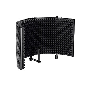Monoprice Stage Right 23.5" Microphone Acoustic Absorption Foam Isolation Shield w/ Metal Frame $20 + Free Shipping