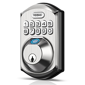 TEEHO TE002 Fingerprint Keyless Electronic Deadbolt Door Lock w/ Keypad (Various) $29.90 + Free Shipping
