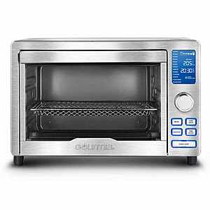 Gourmia Digital Stainless Steel Toaster Oven Air Fryer – Stainless Steel : Target $39.99
