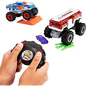 2-Pack Hot Wheels Radio Controlled 1:24 Scale Monster Trucks $15.70